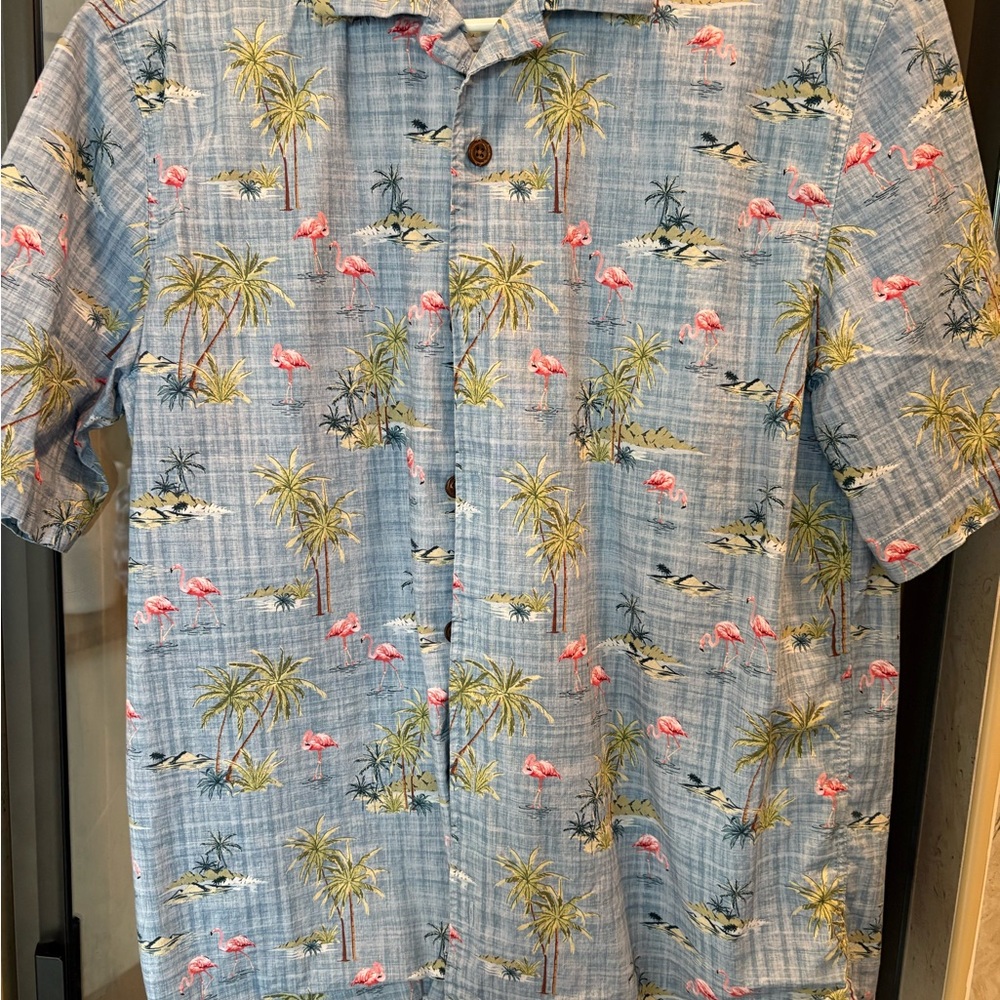 Caribbean Tropical Blue Men's Shirt